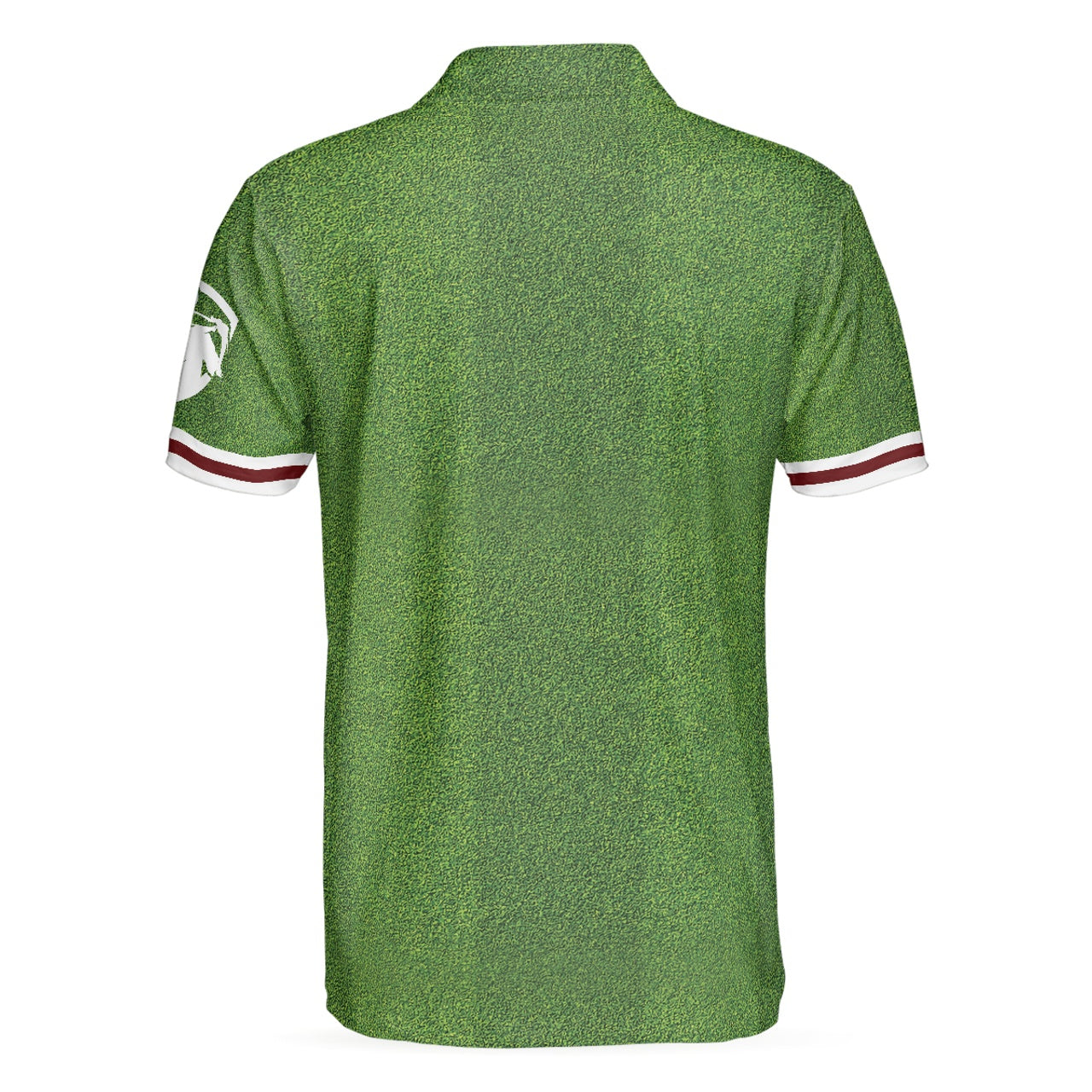 Golf Polo Shirt White And Green Golfer Unique Gift For Golfers Adult